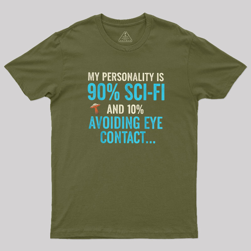 90% Sci-fi 10% Awkward Geek T-Shirt