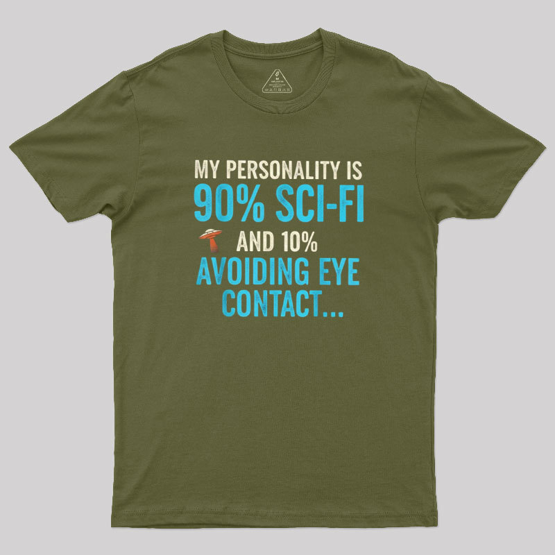90% Sci-fi 10% Awkward Geek T-Shirt
