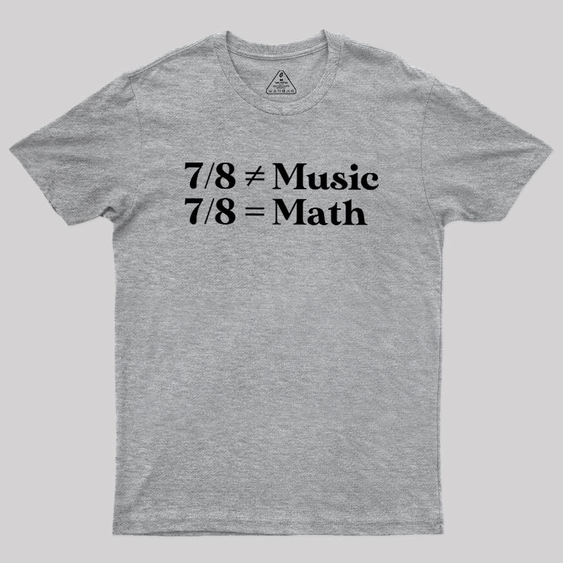 Music and Math Geek T-Shirt