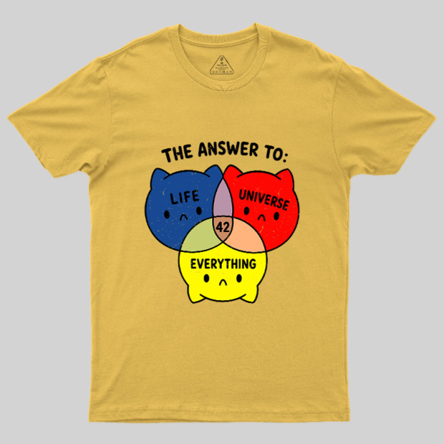 The Answer To Everything 42 Geek T-Shirt