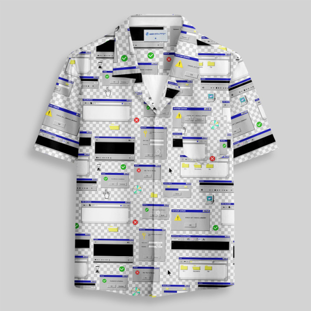System Crash Chic Button Up Pocket Shirt