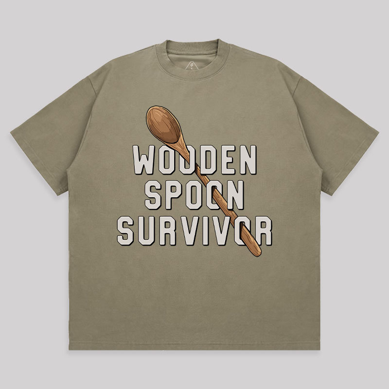 Wooden Spoon Survivor Unisex Oversized T-shirt