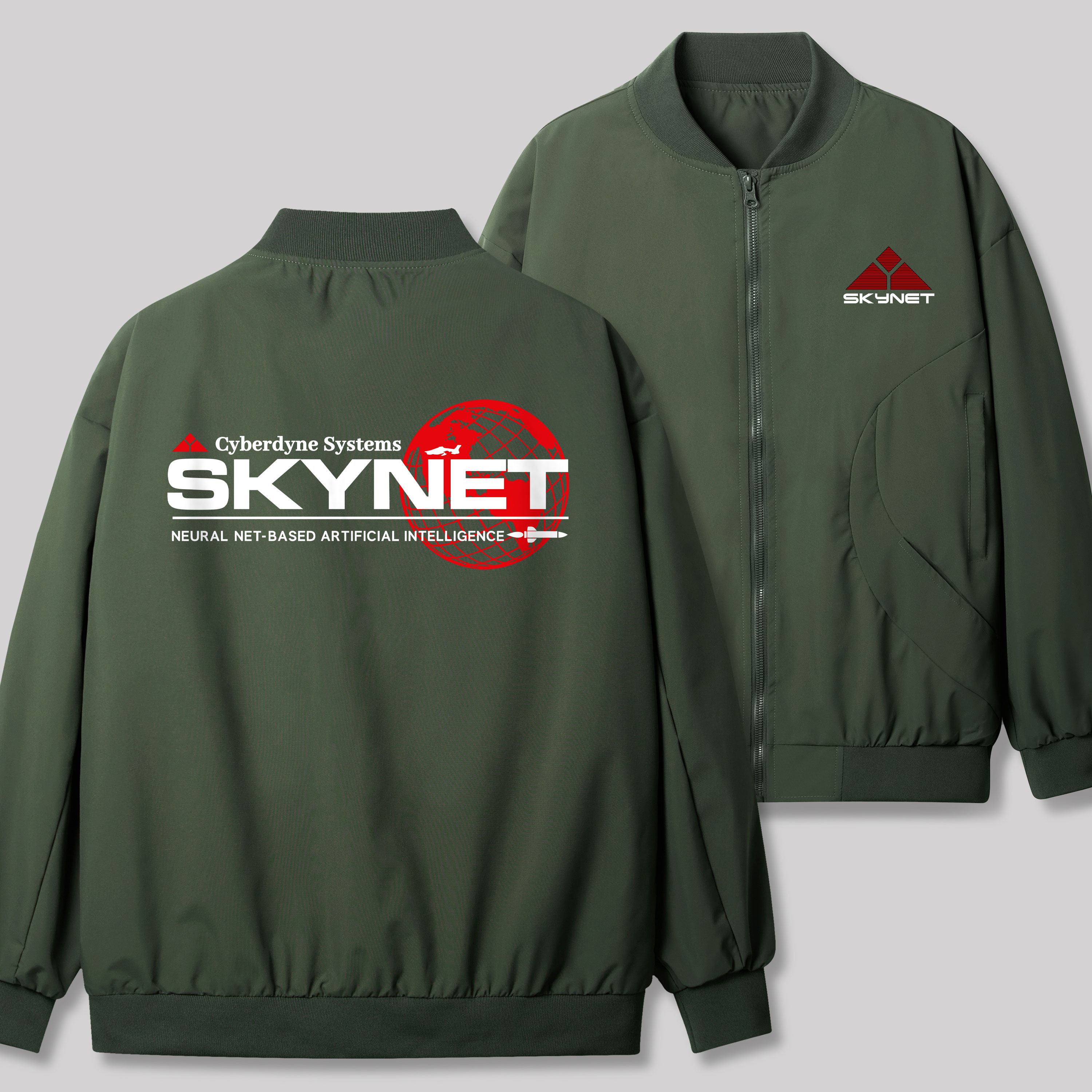 Skynet Geek Classic Bomber Jacket