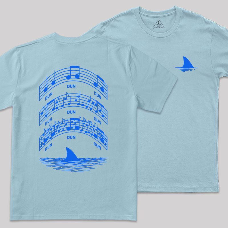 Oceanic Melody Tide Front and Back Printed Geek T-Shirt