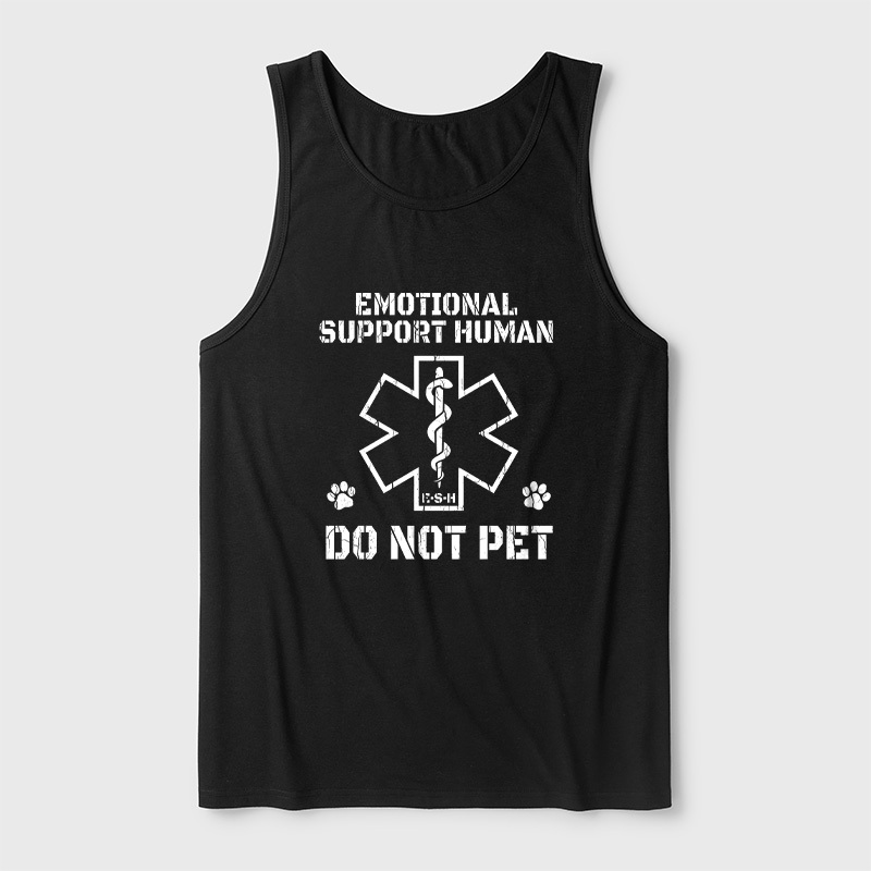 Emotional Support Human Ultra Soft Heather Tank