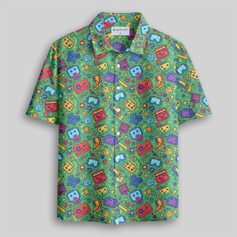 Geeksoutfit Eleven’s Energy Button Up Pocket Shirt for Sale
