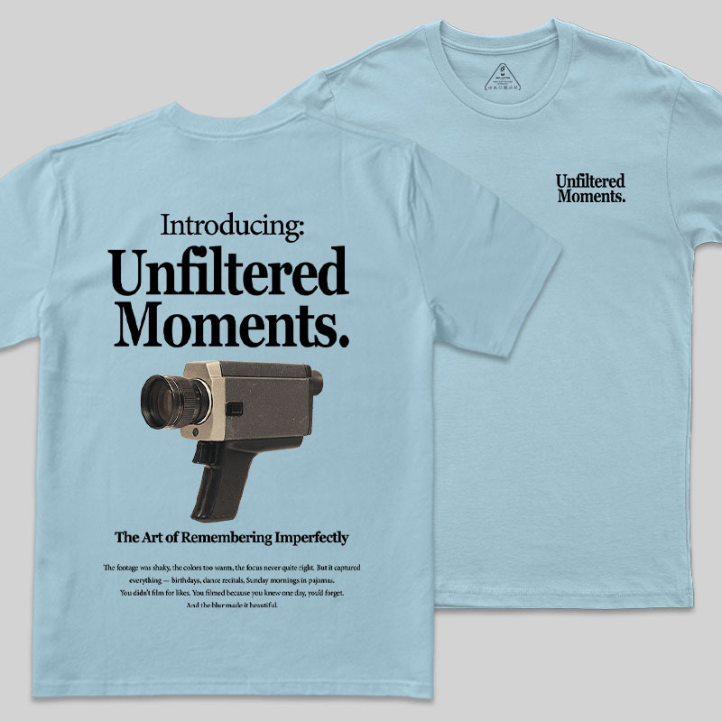 Unfiltered Moments Front and Back Printing Geek T-Shirt