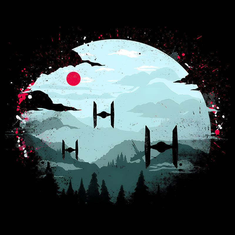 Tie Fighters At Dawn Geek T-Shirt