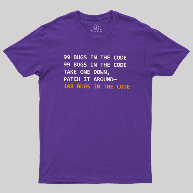 99 Bugs In The Code Geek T-Shirt