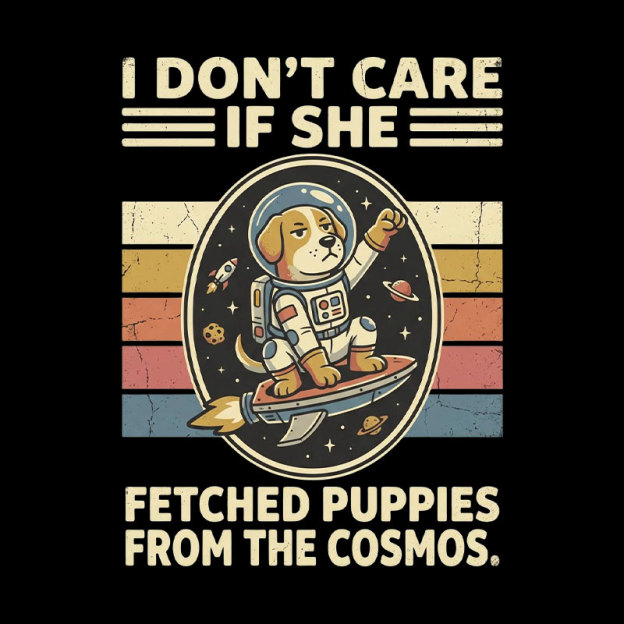 Astronaut Pup Geek T-Shirt