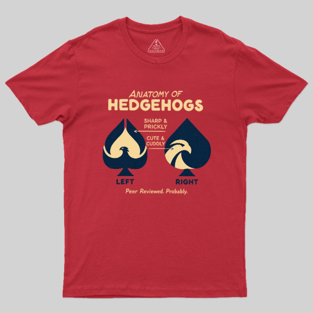 Anatomy Of A Hedgehog Geek T-Shirt