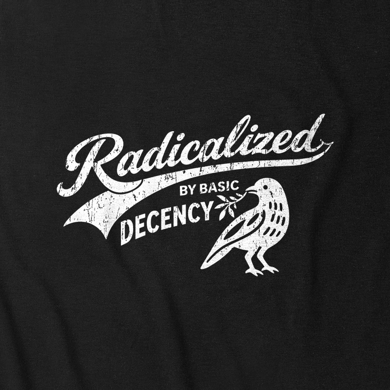 Radicalized By Basic Decency Ultra Soft Heather Tank