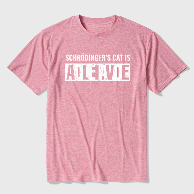 Schrodingers Cat Ultra Soft Heather Tee