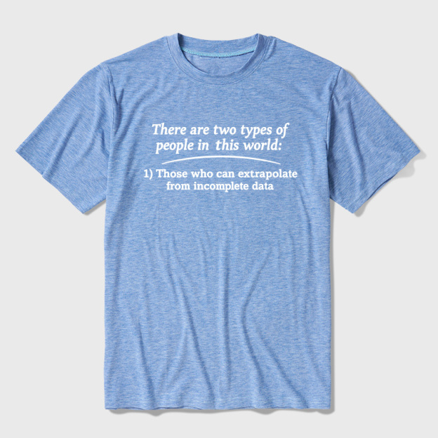 Two Types Of Math People In The World Ultra Soft Heather Tees