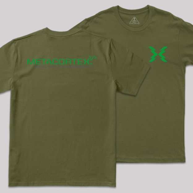 Metacortex Future Front and Back Printed Geek T-Shirt