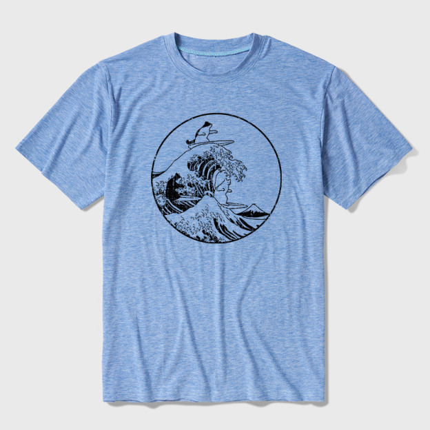 Big Wave Cats Ultra Soft Heather Tee