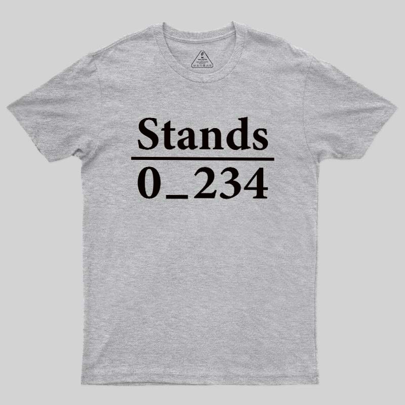 No 1 Under Stand T-shirt