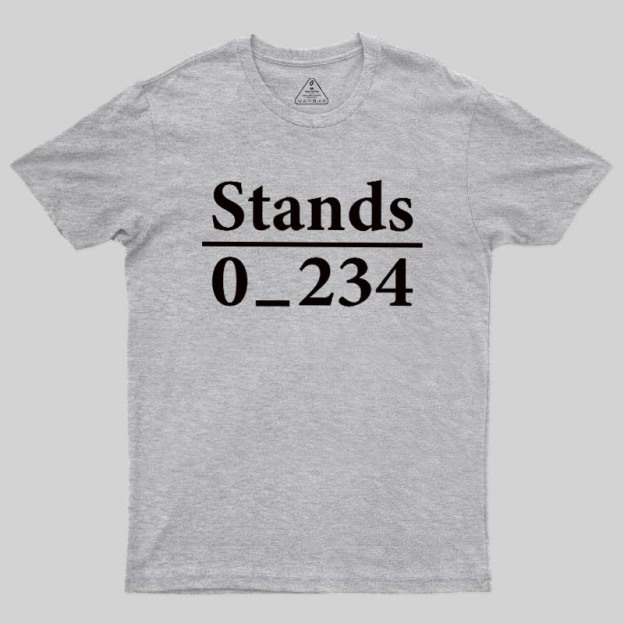 No 1 Under Stand T-shirt