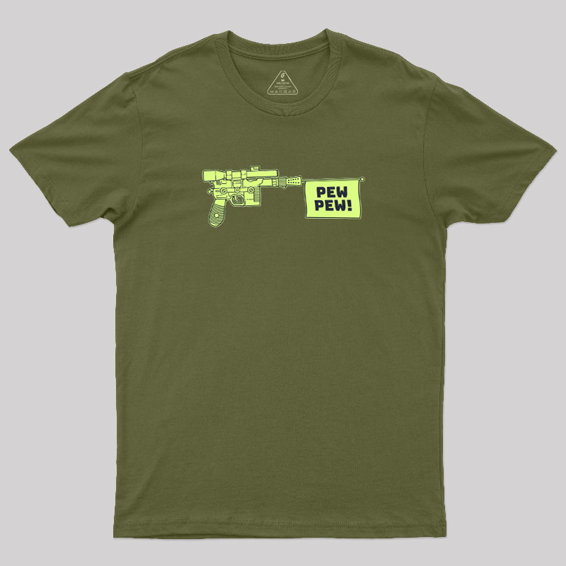 Laser Gun Pew Pew Geek T-Shirt