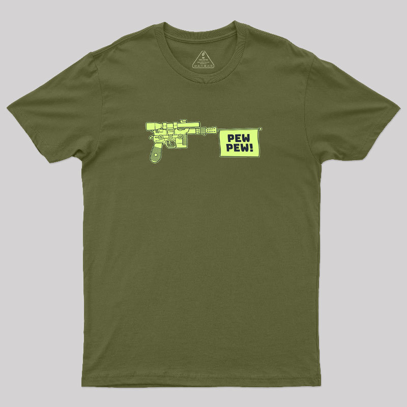 Laser Gun Pew Pew Geek T-Shirt