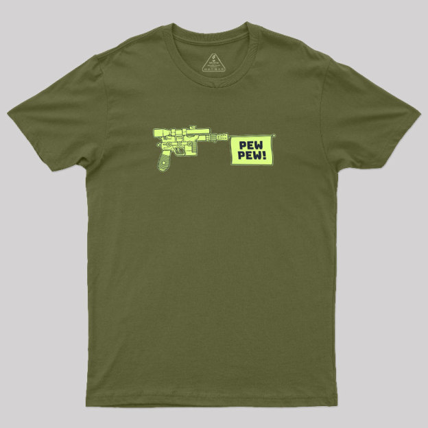 Laser Gun Pew Pew Geek T-Shirt