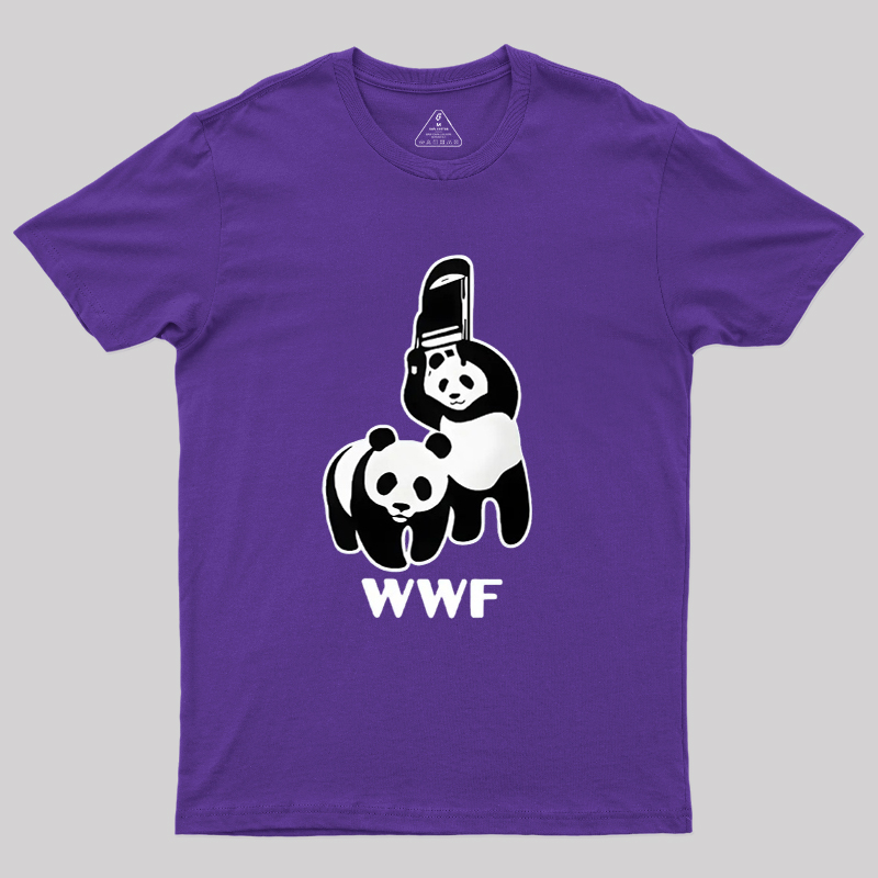 WWF Parody Pandas Geek T-Shirt