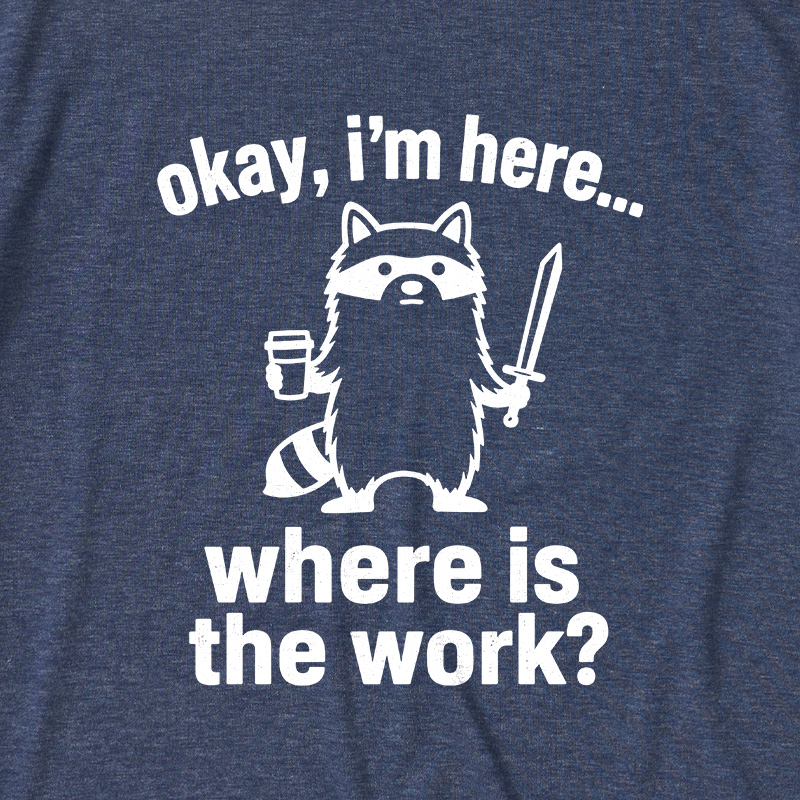 Tiny Hero Big Workload Ultra Soft Heather Tees