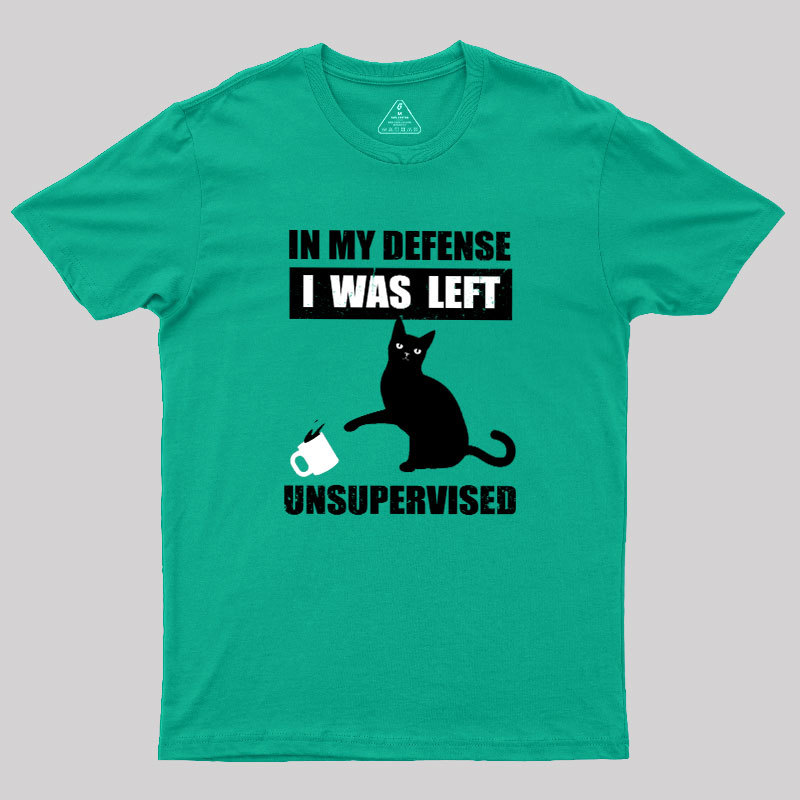 In My Defense I Was Left Geek T-Shirt