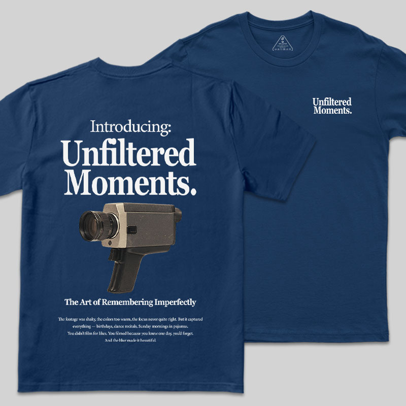 Unfiltered Moments Front and Back Printing Geek T-Shirt