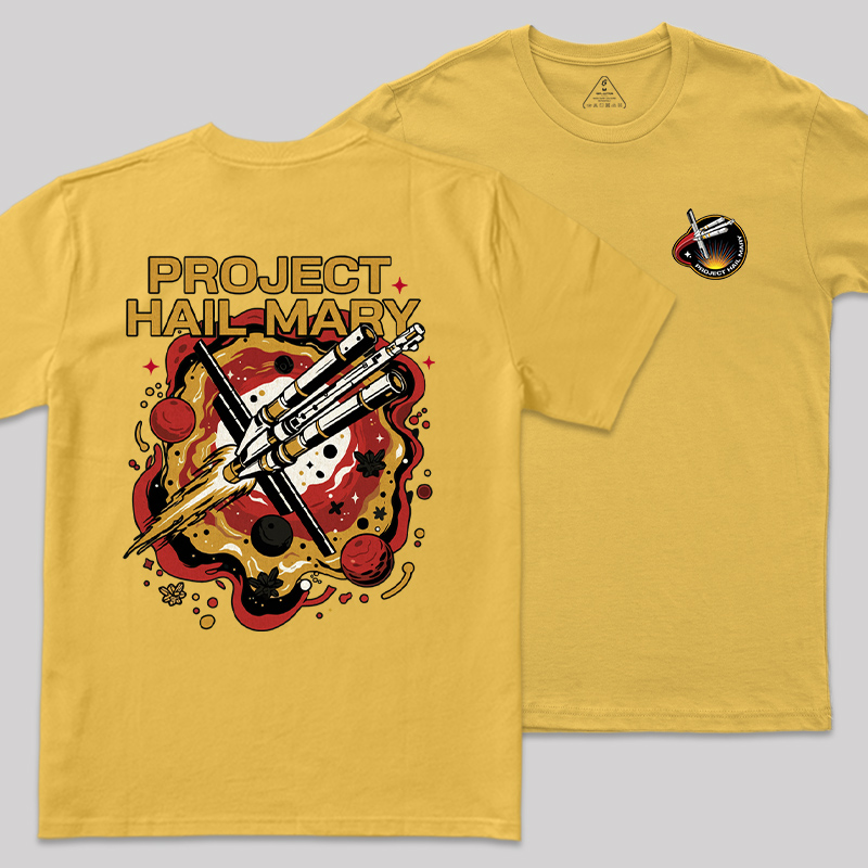 Hail Mary Ignition Front and Back Printed T-Shirt