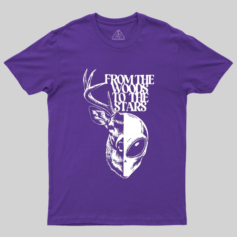 From The Woods To The Stars Geek T-Shirt