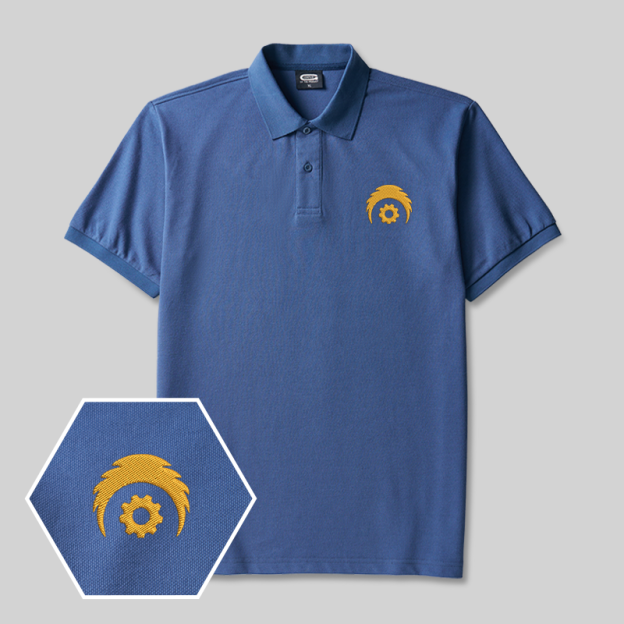 Insignia Seen Geek Embroidered Polo Shirts
