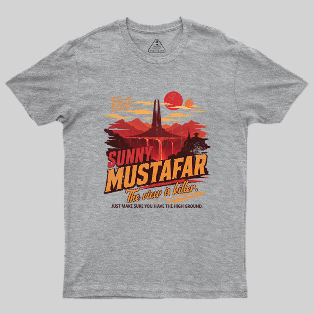 Sunny Mustafar Geek T-Shirt