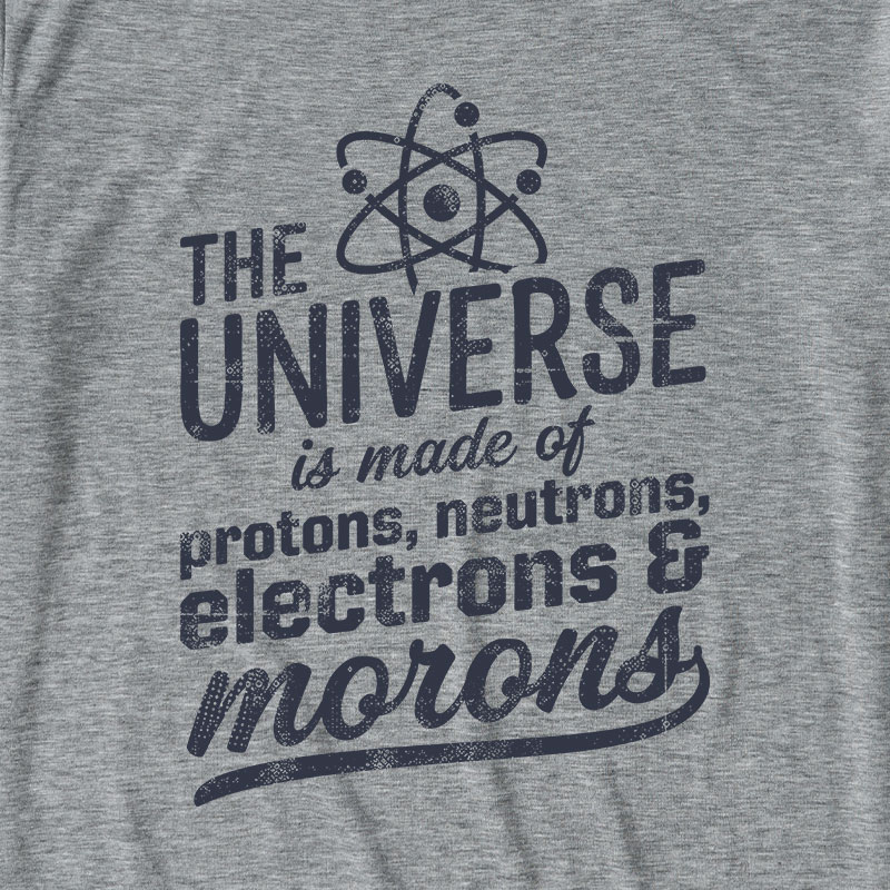 The Composition Of The Universe Science Ultra Soft Heather Tee