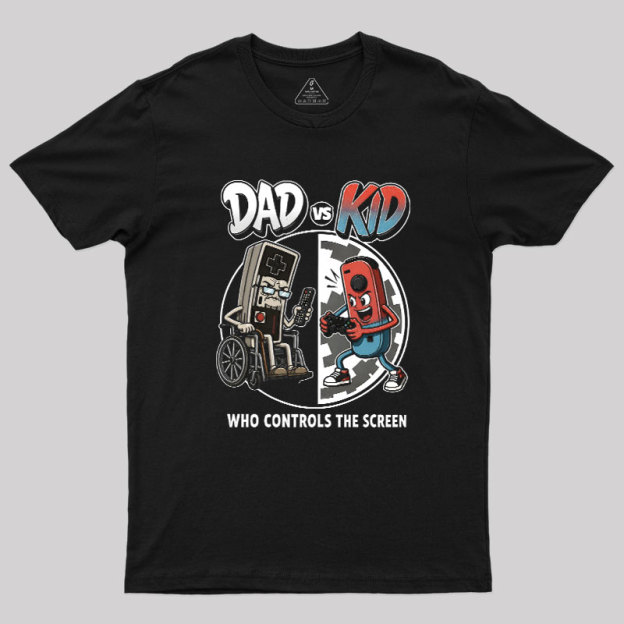 Who Controls The Screen Geek T-Shirt