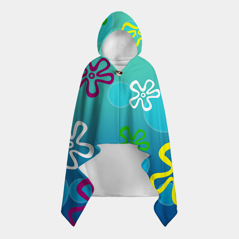 Underwater Beach Flannel Cloak