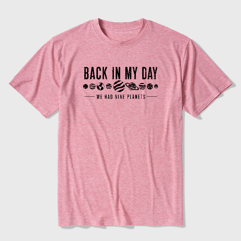 Back In My Day Ultra Soft Heather Tee