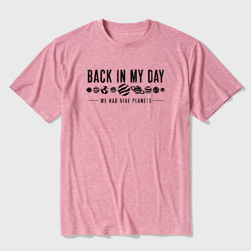 Back In My Day Ultra Soft Heather Tee