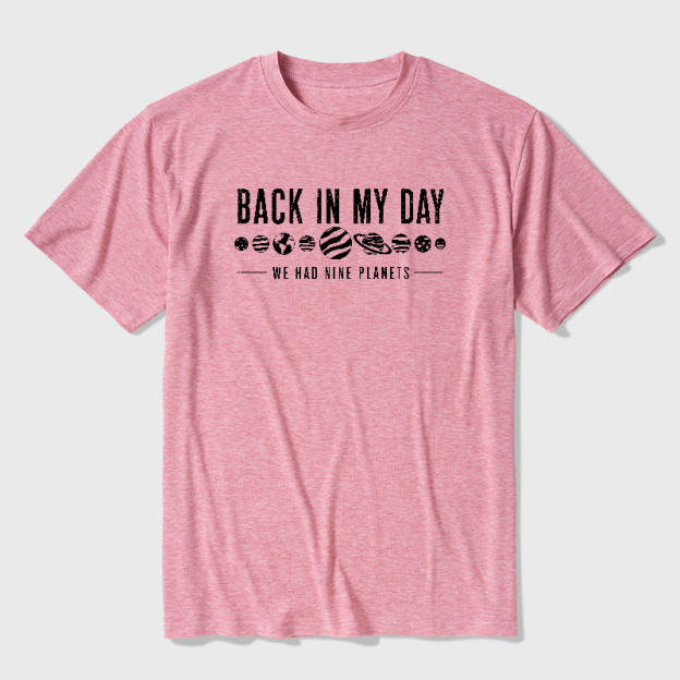 Back In My Day Ultra Soft Heather Tee