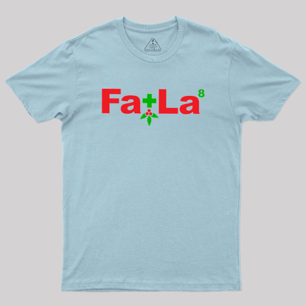 Fa La Equation Christmas Geek T-Shirt