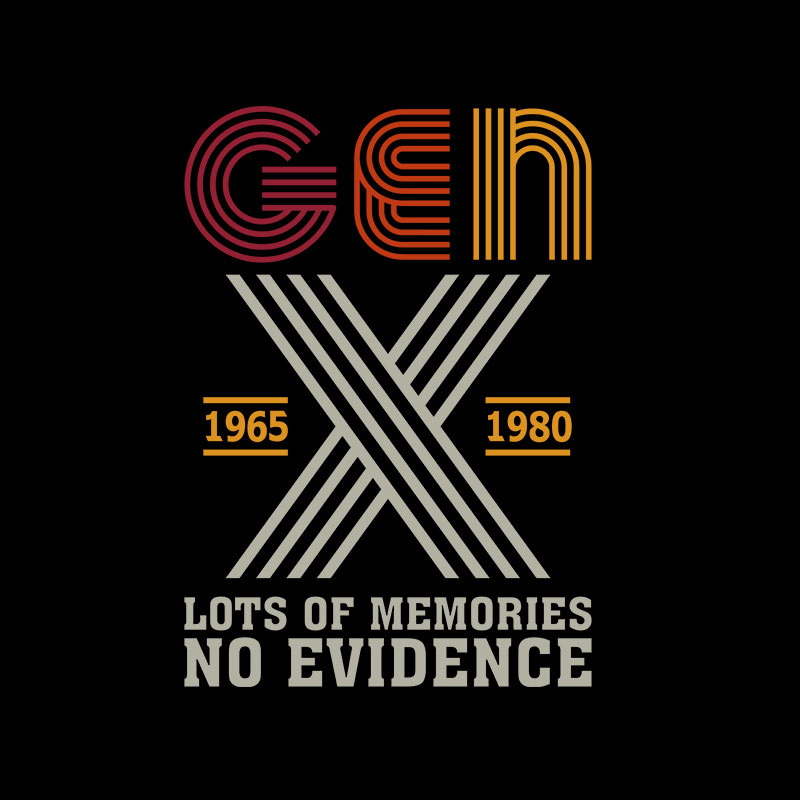 Genx Lots of Memories Geek T-Shirt