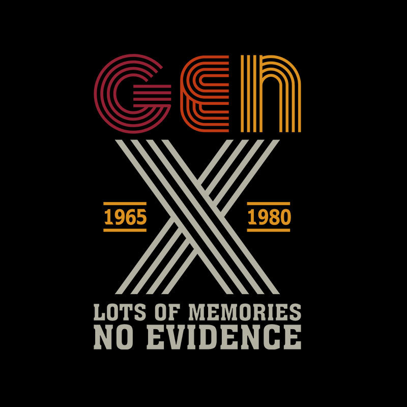 Genx Lots of Memories Geek T-Shirt