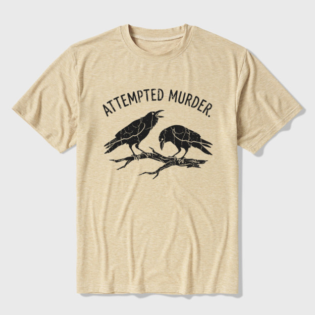 Attempted Murder Ultra Soft Heather Tee