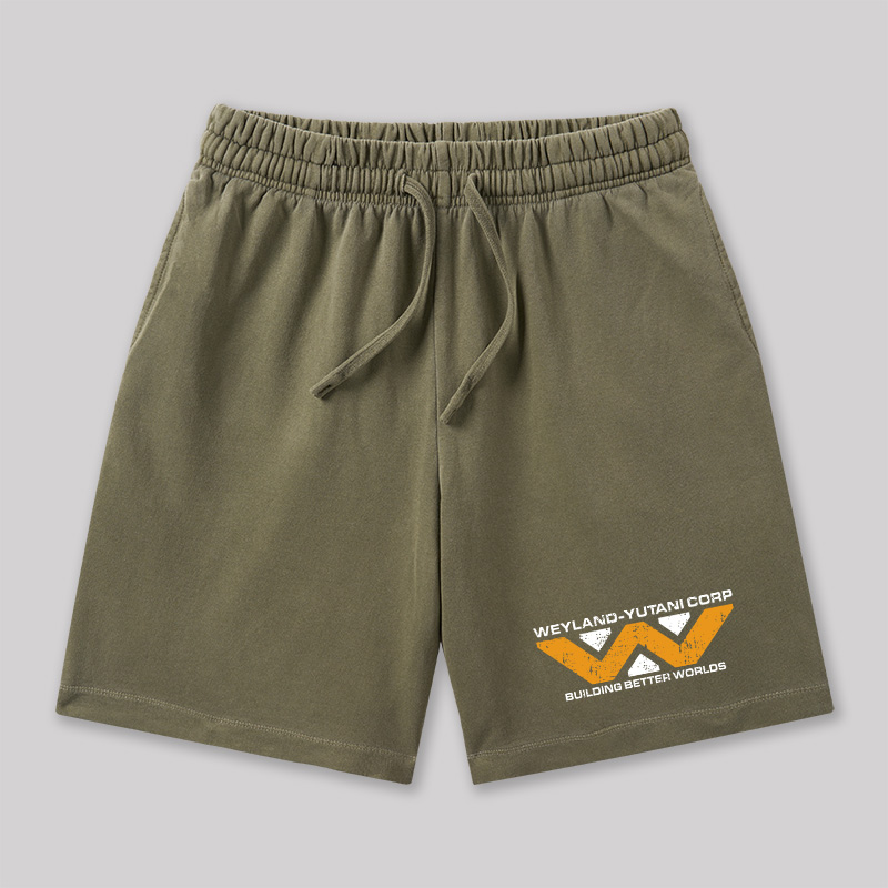 Weyland Yutani Corp Geeky Washed Shorts