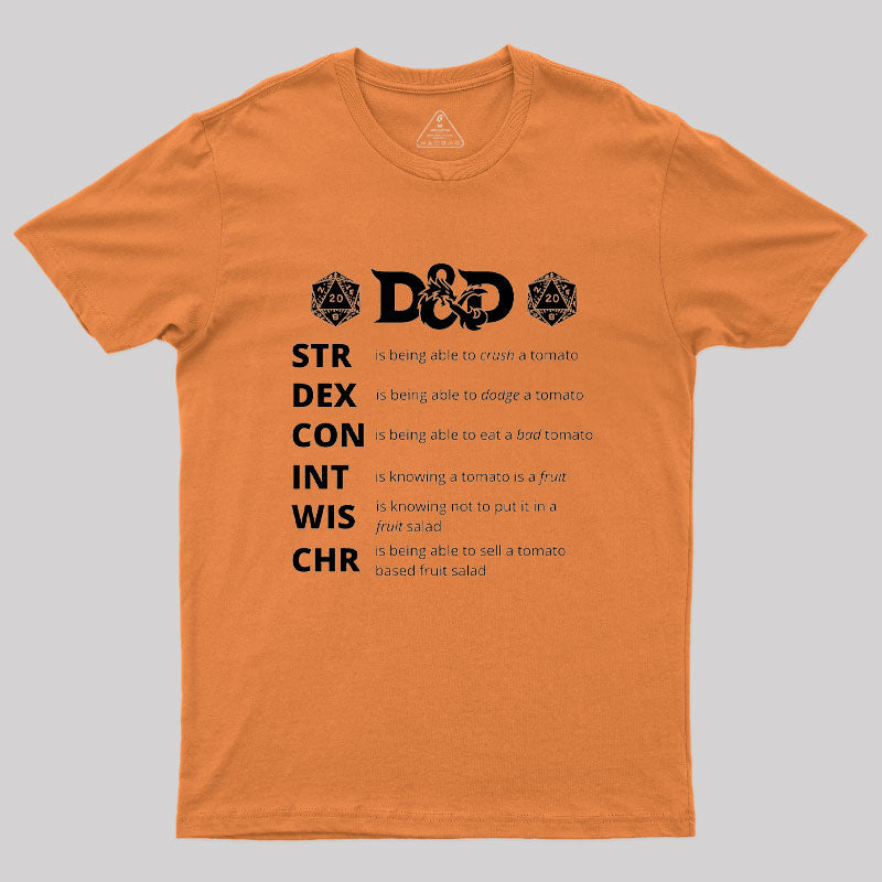 Dungeons And Dragons Gift Geek T-Shirt