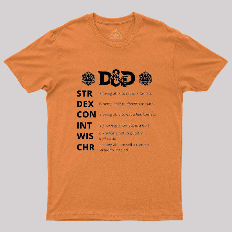 Dungeons And Dragons Gift Geek T-Shirt