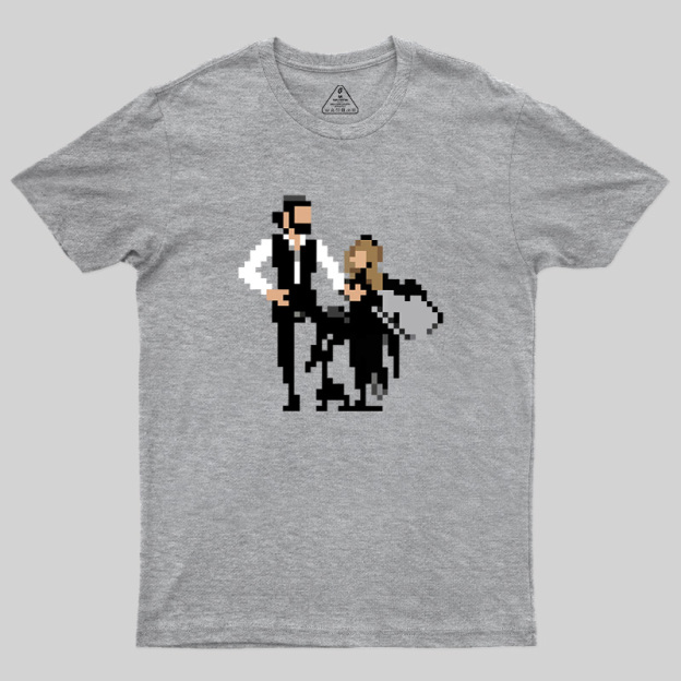 Pixel Rumors Fleet Rock Duo Graphic Geek T-Shirt