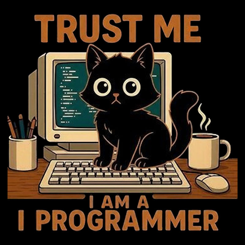 Programmer Cat Geek T-Shirt