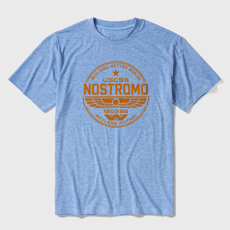 Retro USCSS Nostromo Ultra Soft Heather Tee