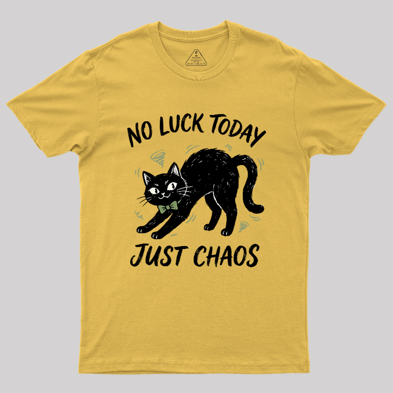 Just Chaos Cat Geek T-Shirt